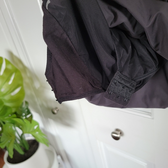 Maidenform Flexees WYOB Slip Black lace trim shape wear dress -2X - Picture 8 of 11